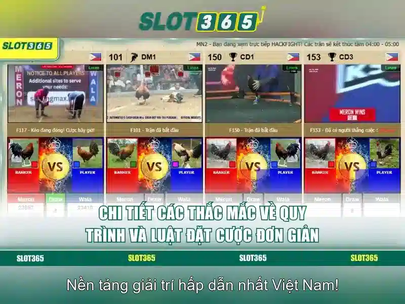 Các trò chơi trên Slot365